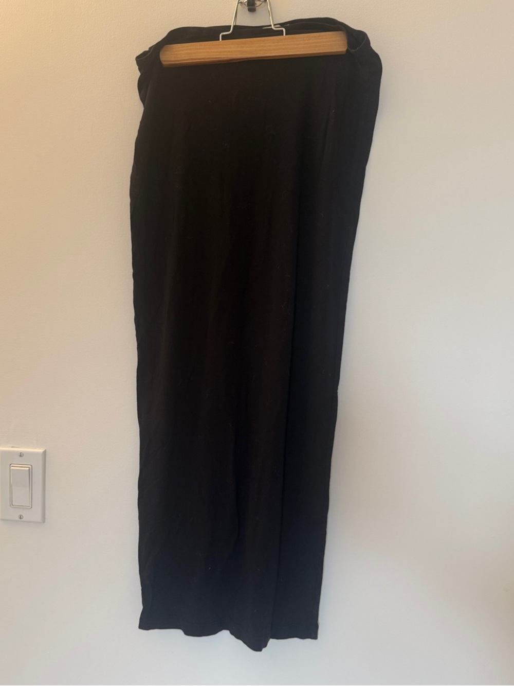 Black mimu maxi Women’s Maxi Skirt - Classic Straight Style
